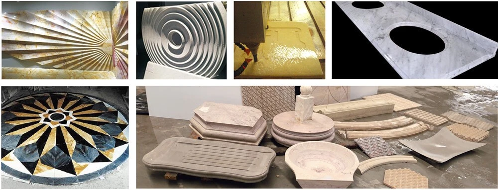 stone product cut by 5 Axis Stone Cutting Machine stone product cut by 5 Axis Stone Cutting Machine