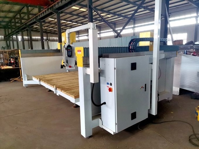 5 axis marble cutting machine side view
